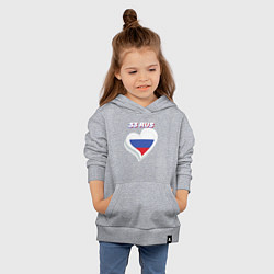 Толстовка детская хлопковая 33 регион Владимирская область, цвет: меланж — фото 2