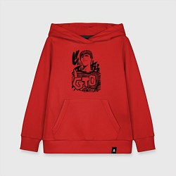 Толстовка детская хлопковая Эйкити Онидзука - GTO, цвет: красный