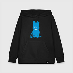 Толстовка детская хлопковая Blue bunny, цвет: черный