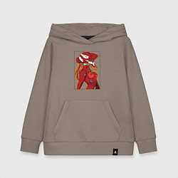 Толстовка детская хлопковая Аска Лэнгли, цвет: утренний латте