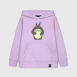 Толстовка детская хлопковая Totoro game, цвет: лаванда