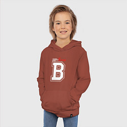 Толстовка детская хлопковая Витя человек с большой буквы, цвет: кирпичный — фото 2