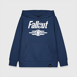 Толстовка детская хлопковая Fallout - vault 33, цвет: тёмно-синий