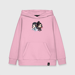 Толстовка детская хлопковая Магистр дьявольского культа Ванцзи Лань, цвет: светло-розовый