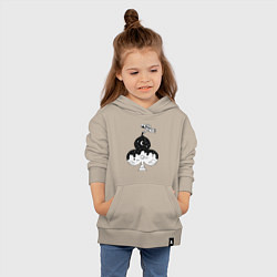 Толстовка детская хлопковая Космическая масть, цвет: миндальный — фото 2