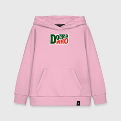 Толстовка детская хлопковая Стиль доктора кто, цвет: светло-розовый