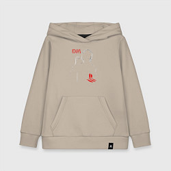Толстовка детская хлопковая Depeche Mode - Dave memento mori frontman, цвет: миндальный