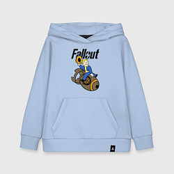 Толстовка детская хлопковая Vault bomb rider, цвет: мягкое небо