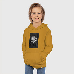 Толстовка детская хлопковая Марин Китагава Гяру, цвет: горчичный — фото 2