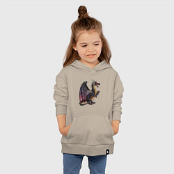 Толстовка детская хлопковая HOMM3 Black Dragon, цвет: миндальный — фото 2