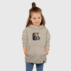 Толстовка детская хлопковая Depeche Mode - Ultra hand, цвет: миндальный — фото 2