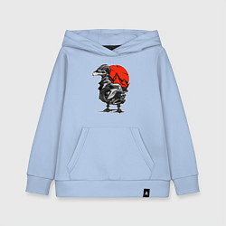 Толстовка детская хлопковая BMW GS Гусь, цвет: мягкое небо