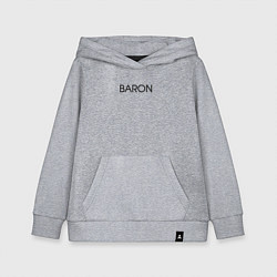 Толстовка детская хлопковая Baron барон, цвет: меланж