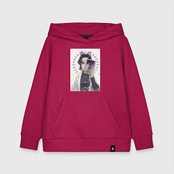 Толстовка детская хлопковая Клинок, рассекающий демонов Синобу Котё, цвет: маджента