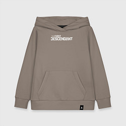 Толстовка детская хлопковая The first descendant logo, цвет: утренний латте