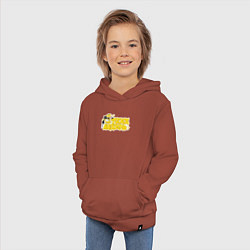 Толстовка детская хлопковая Тебе водить, цвет: кирпичный — фото 2
