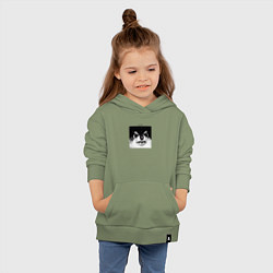 Толстовка детская хлопковая BTS Ентан, цвет: авокадо — фото 2