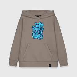 Толстовка детская хлопковая Уличный бомбист, цвет: утренний латте