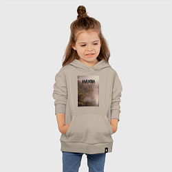 Толстовка детская хлопковая Maxim тропический залив, цвет: миндальный — фото 2