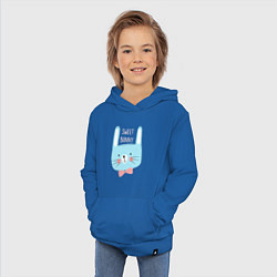 Толстовка детская хлопковая Sweet bunny, цвет: синий — фото 2