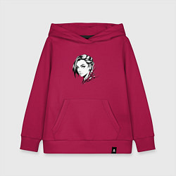 Детская толстовка-худи Девушка эмо