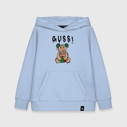 Детская толстовка-худи Гусси - мишка, гуси / Мягкое небо – фото 1