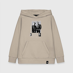 Толстовка детская хлопковая Depeche Mode - Black Celebration, цвет: миндальный