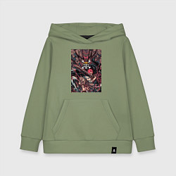 Детская толстовка-худи Ван-Пис Шанкс команда