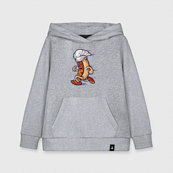 Толстовка детская хлопковая Повар хот-дог, цвет: меланж