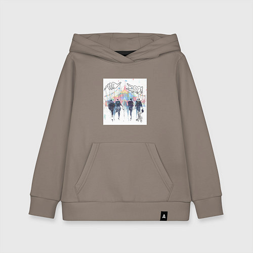 Детская толстовка-худи Шапито / Утренний латте – фото 1