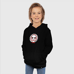 Толстовка детская хлопковая Billy the Puppet, цвет: черный — фото 2