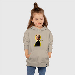 Толстовка детская хлопковая Улыбка astro, цвет: миндальный — фото 2