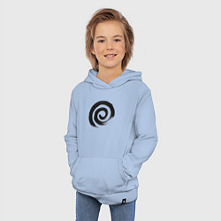 Толстовка детская хлопковая Спираль, цвет: мягкое небо — фото 2