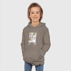 Толстовка детская хлопковая Felix stray kids cute, цвет: утренний латте — фото 2