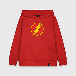 Толстовка детская хлопковая Flash logo, цвет: красный