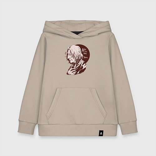 Детская толстовка-худи Северус Снегг / Миндальный – фото 1