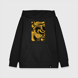 Толстовка детская хлопковая Liquid gold, цвет: черный