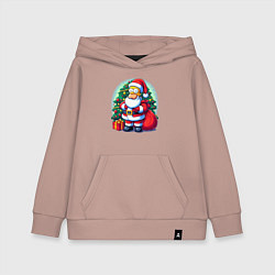 Детская толстовка-худи Santa Simpson - ai art