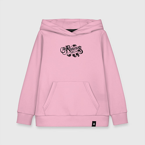 Детская толстовка-худи The Rasmus - black logo / Светло-розовый – фото 1