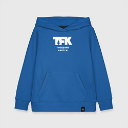 Толстовка детская хлопковая Thousand Foot Krutch - logo, цвет: синий