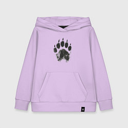 Детская толстовка-худи Медвежий след