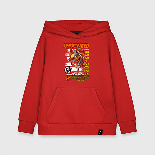 Детская толстовка-худи Dragon ball Gokuu Son / Красный – фото 1
