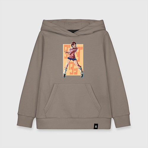 Детская толстовка-худи Momo Ayase / Утренний латте – фото 1