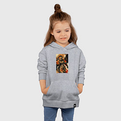 Толстовка детская хлопковая Вархаммер арт, цвет: меланж — фото 2