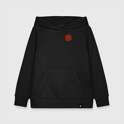 Детская толстовка-худи Символ богини Мары / Черный – фото 1