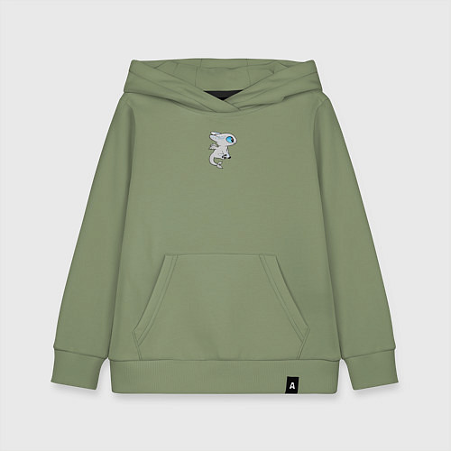 Детская толстовка-худи Дневная фурия парный дракон / Авокадо – фото 1