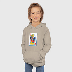 Толстовка детская хлопковая Король Гомер, цвет: миндальный — фото 2