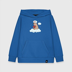 Детская толстовка-худи Капибара с сердцем