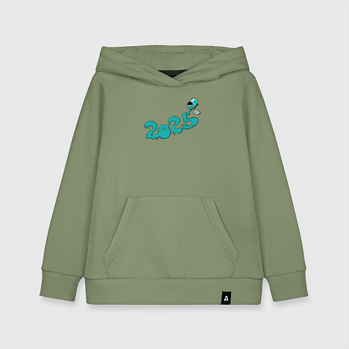 Детская толстовка-худи Art 2025 / Авокадо – фото 1