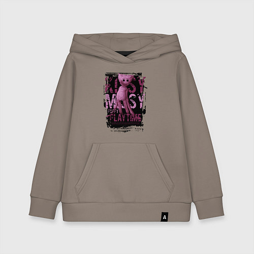 Детская толстовка-худи Кисси Мисси из Poppy Playtime / Утренний латте – фото 1